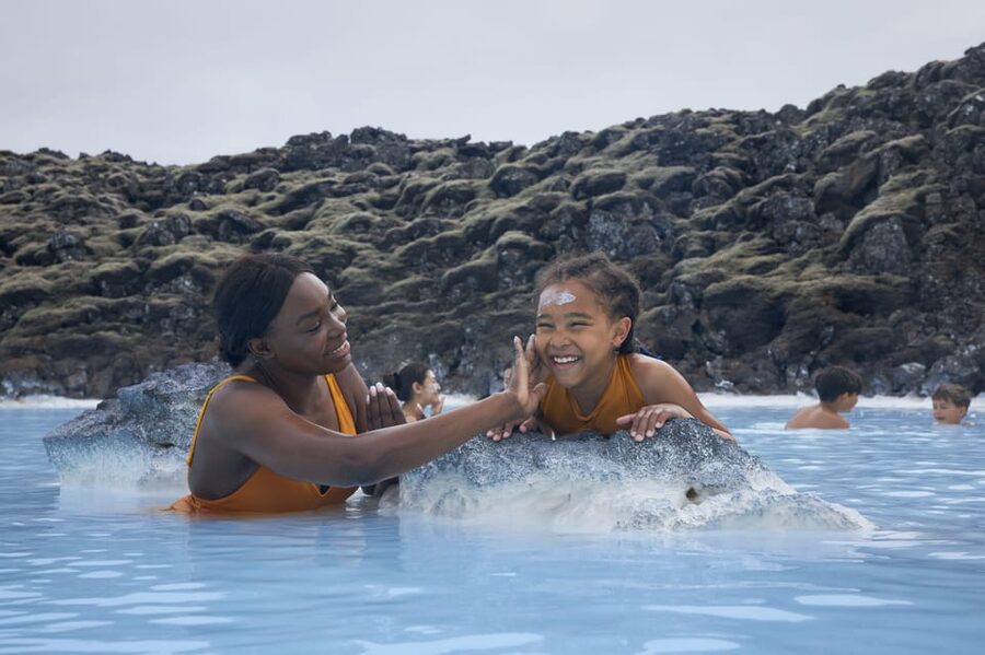 Blue Lagoon: Admission Package with Drink, Towel, and Mask - Wristband check-in: lockers, cashless spending, and getting set up fast