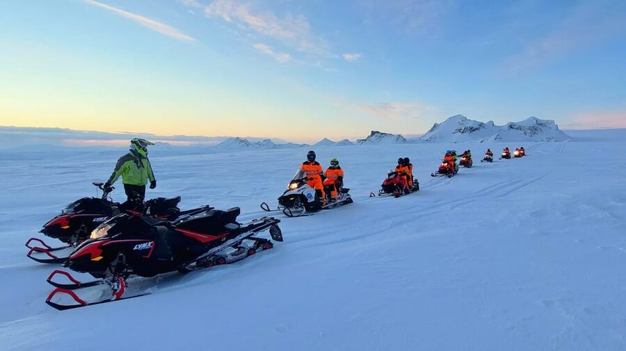 From Geysir: Snowmobile Adventure on Langjökull Glacier - Two Guided Snowmobile Runs, Plus a Photo Stop