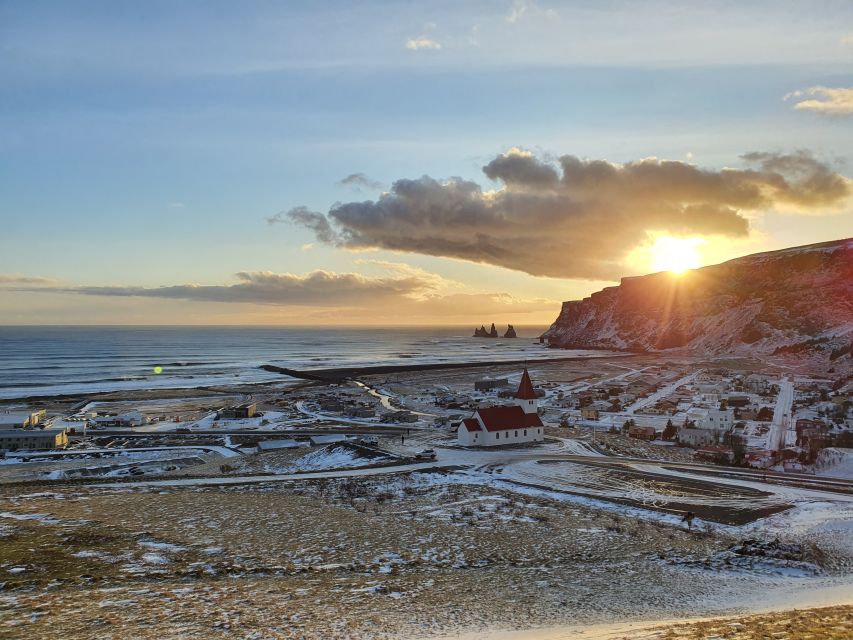From Reykjavik 2-Day South Coast Tour with Blue Ice Cave - Day 1 water power and black sand theatrics