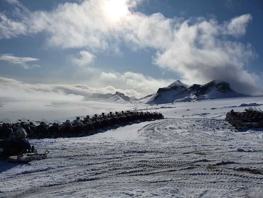 From Reykjavik: Golden Circle and Glacier Ice Cave Tour - Snowmobile on Langjökull: the part most people talk about