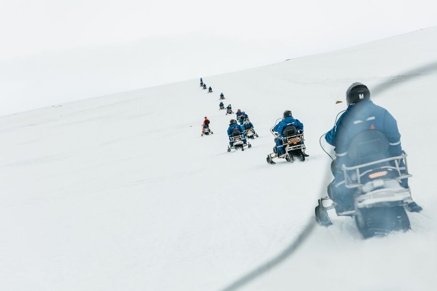 From Reykjavik: Golden Circle and Glacier Snowmobile Tour - Geysir and the hot spring zone: where timing becomes part of the show