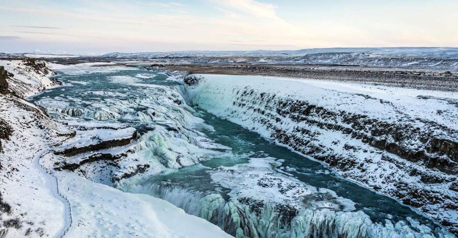 From Reykjavík: Golden Circle & Northern Lights Combo - Geysir Hot Spring Area: Smell the Heat, Watch Strokkur Earn It