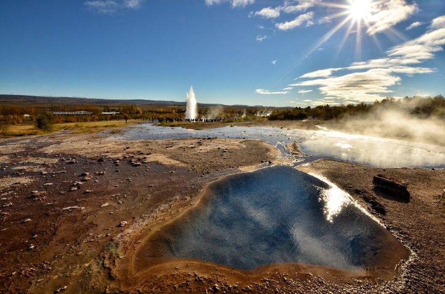 From Reykjavik: Golden Circle & Secret Lagoon Guided Tour - Geysir area timing for Strokkur’s 30-meter eruptions
