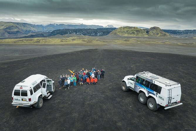 From Reykjavik: Katla Ice Cave and South Coast Day Tour - Switching at Vik: Super Jeep Mode and the Katla Volcano Story