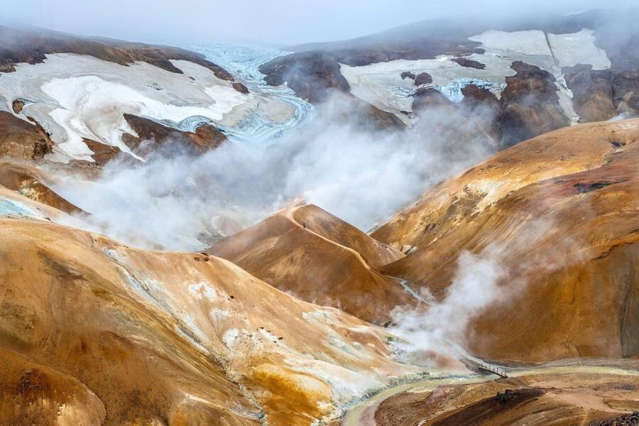 From Reykjavik: Kerlingarfjöll Hiking Day Tour - The Hike Itself: Manage Expectations on Weather, Snow, and Mud