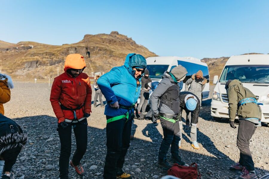 From Reykjavik: South Coast & Glacier Hike - Skógafoss and its 527 steps, plus movie-set fun