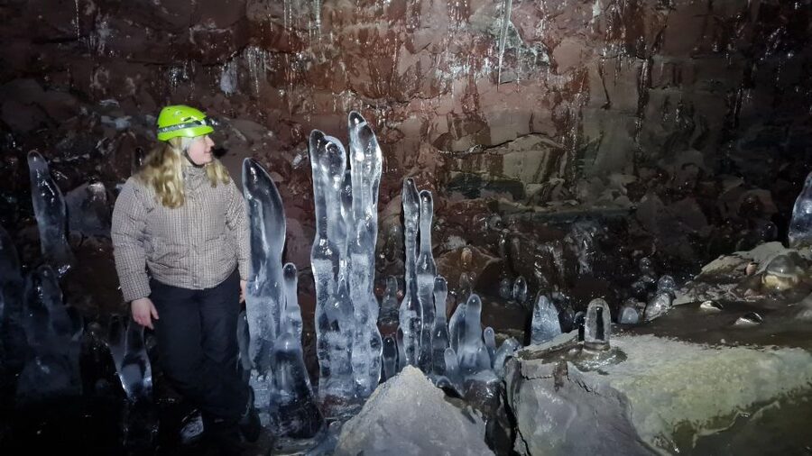 Geological Lava Tunnel Adventure - Arnarker Cave - Equipment matters: helmets, headlamps, and gloves are included