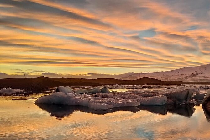 Glacier Lagoon, Diamond Beach, Black Sand Beaches and Waterfalls - Dyrhólaey and the Vík View: Volcanic Coasts and Reynisdrangar