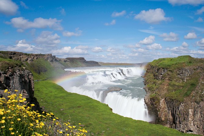 Golden Circle Day Trip with Fridheimar Greenhouse visit from Reykjavik - Gullfoss with the Hvítá River: short time, big wow factor