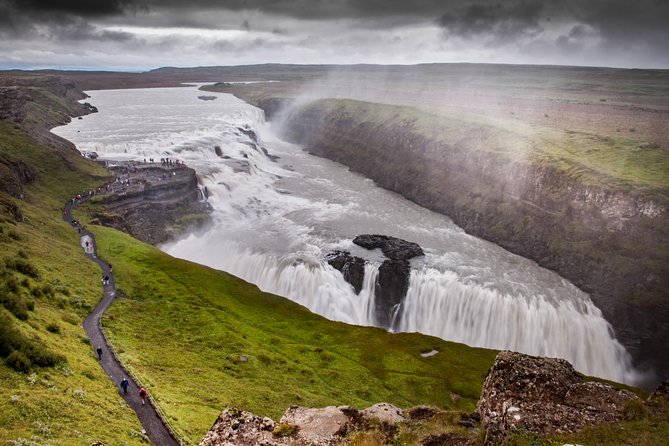 Golden Circle Small-Group Afternoon Tour from Reykjavik - Stop 3, Gullfoss Waterfall: 32 Meters of Two-Stage Drama