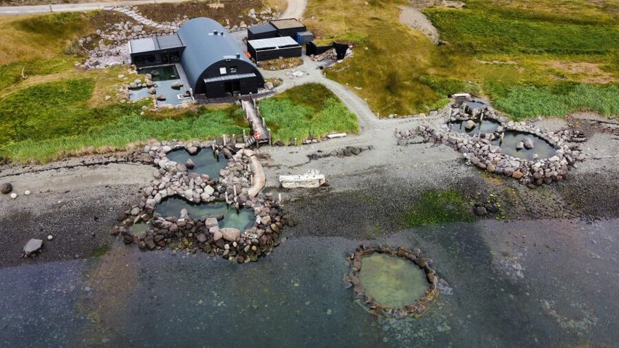 Hvammsvik Hot Springs: Admission Package - From reception to locker room: your first 20 minutes