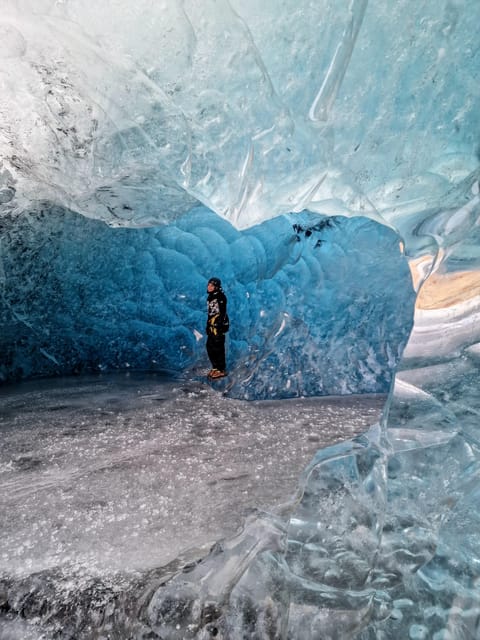 Jökulsárlón: Blue Ice Cave Tour and Glacier Walk - Walking Vatnajökull: what that moderate-to-hard hike feels like