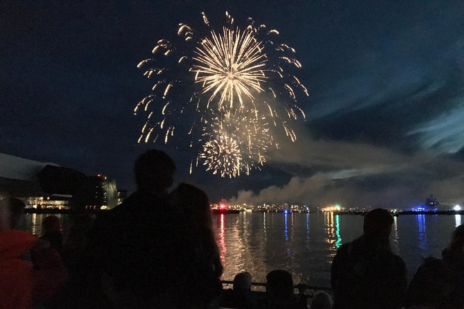New Year's Eve Fireworks Cruise in Reykjavik - Onboard comfort: coveralls, indoor warmth, and the bar reality