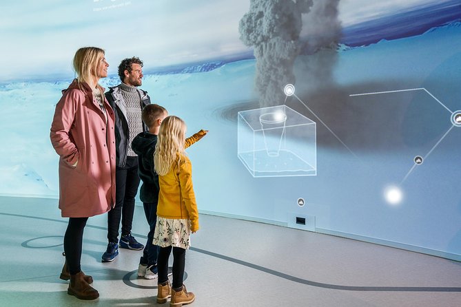 Perlan - Wonders of Iceland Experience - Volcano power: simulator, lava-style sensory touches, and the fun part of science