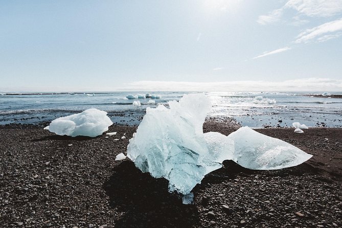 Private 2-Day Glacier Lagoon, Ice Cave and Northern Lights - Day One: South Coast Waterfalls, Black Sand, and Canyon Walking