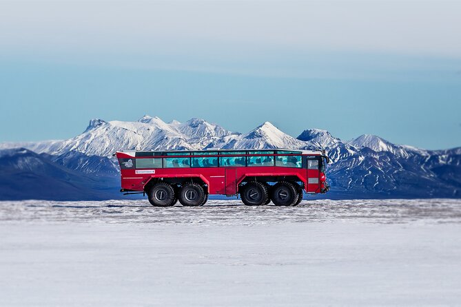 Red Glacier Monster Truck on Langjokull Glacier from Gulfoss - How to dress so the day stays fun (not miserable)