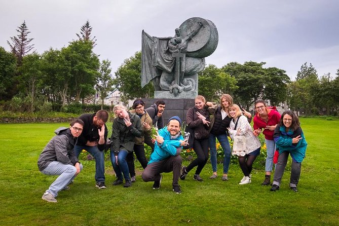 Reykjavik Folklore Walking Tour: Meet the Elves, Trolls & Ghosts of Iceland - Reykjavik City Hall and the map that connects the lore