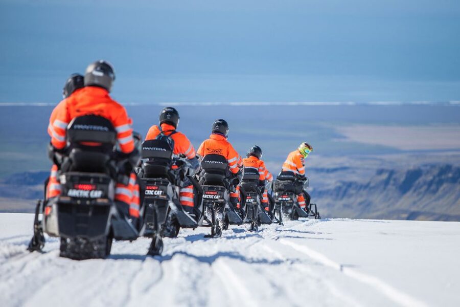 Reykjavik: Iceland South Coast & Glacier Snowmobile Tour - Skógafoss and Seljalandsfoss: two falls, two moods