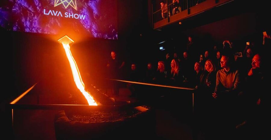 Reykjavik: LAVA SHOW - Immersive Experience Entry Ticket - The Start of the Show: Host Welcome, Goggles, and the Iceland Volcanism Frame