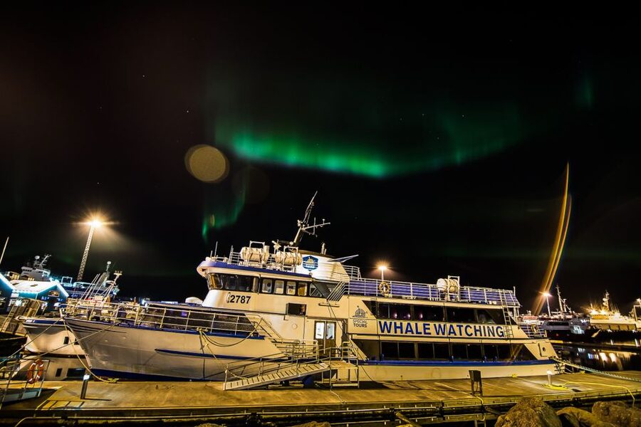 Reykjavik: Northern Lights Guided Boat Tour - Reykjavik Old Harbour to Open Water, in One Night Plan