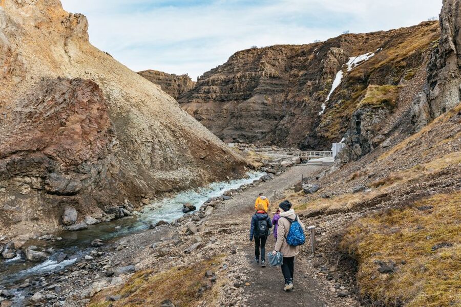 Reykjavik: Silver Circle Tour, Canyon Ride, & Thermal Baths - Husafell: turf houses, elf hut charm, and the Lifting Stone