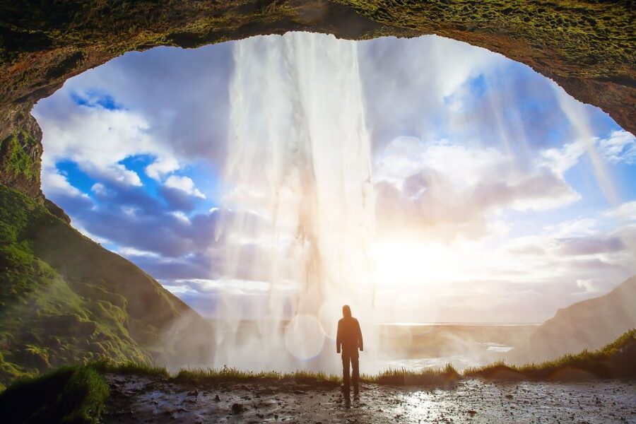 Reykjavík: South Coast Waterfalls, Black Sand & Glacier Tour - Seljalandsfoss: The Waterfall You Can Walk Behind