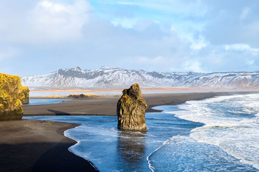 Reykjavik: South Coast Waterfalls & Glacier Small-Group Tour - Reynisfjara Black Sand and Basalt Columns, Plus Dyrhólaey Views