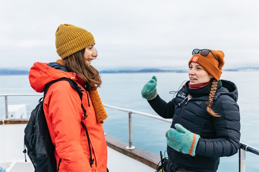 Reykjavík: Whale Watching Cruise on the Amelia Rose Yacht - The route at sea: Faxaflói Bay searches with real-time guidance