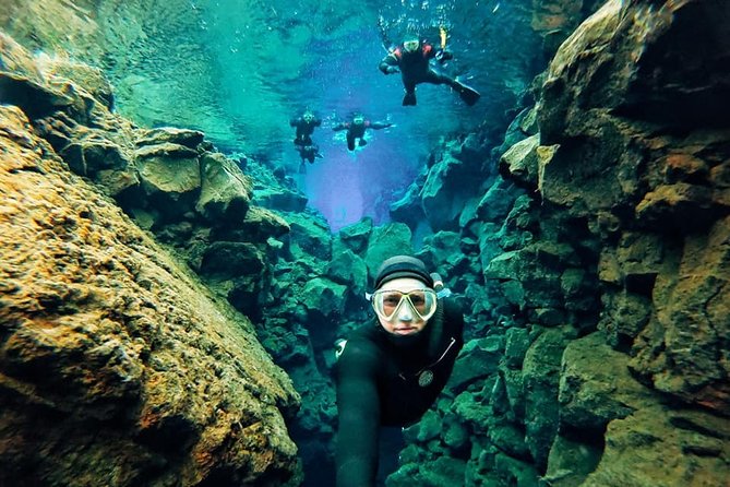 Silfra Wetsuit Snorkeling - Meet on Location | Free Photos - Safety briefing, then 30 to 40 minutes in Silfra’s 2C water