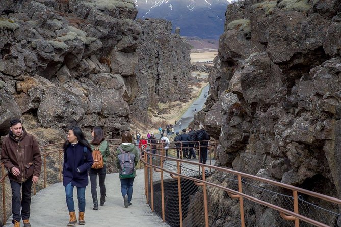 Small-group Golden Circle Classic Tour from Reykjavik - Gullfoss: Two-Tier Water Power and Winter Path Reality