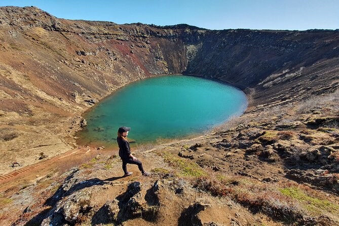 Small-Group Golden Circle, Hvammsvík Spa with Ticket & Crater - Hveragerði geothermal park: hverabrauð and banana greenhouse time