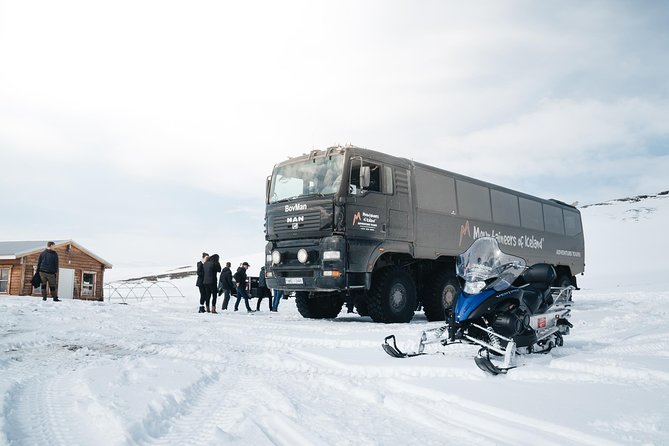 Snowmobiling Adventure on Langjokull Glacier from Gullfoss - Langjökull Glacier snowmobiling from Gullfoss, the fast way to feel Iceland’s winter power