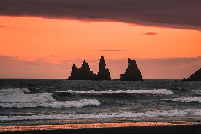 South Coast Day Tour Black Sand Beach & Waterfalls from Reykjavik - Reynisfjara black sand: basalt drama and wave discipline