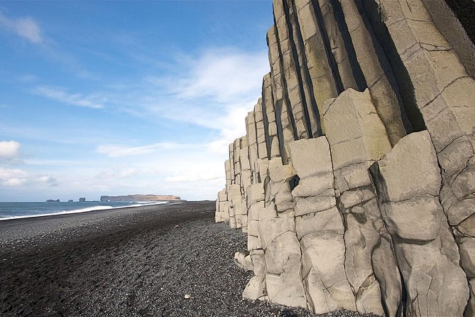 South Coast, Waterfalls and Black Beach Tour from Reykjavik - Reynisfjara black sand and basalt stacks at the edge of the Atlantic